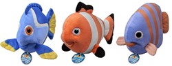 Bauer Glow in the Dark Peluche Pesce 3 assortitis 20cm