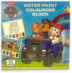 Libro da colorare ad acquerello Paw Patrol 20x20cm