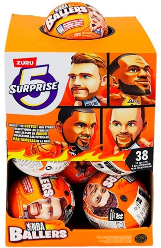 Zuru 5 Surprise NBA Basketballspieler mit Zubehör Kapsel 10 cm im Display (13)-3
