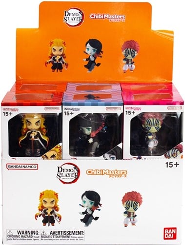 Chibi-Masters Demon Slayer 9x11cm 3 assortis in display (12) Wave 2