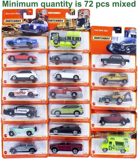 Matchbox voitures classiques 1:64 assorties