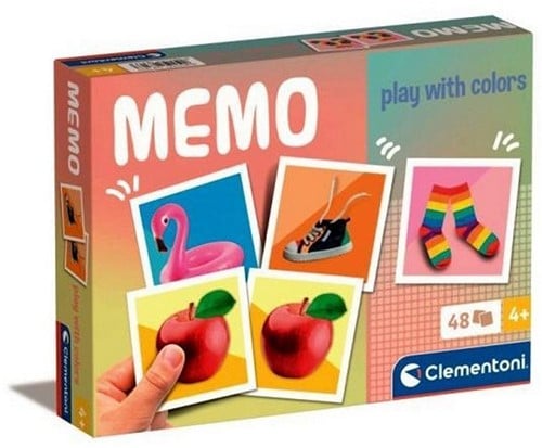 Clementoni Memo Play wiht Colors 48 Cards 15x20cm