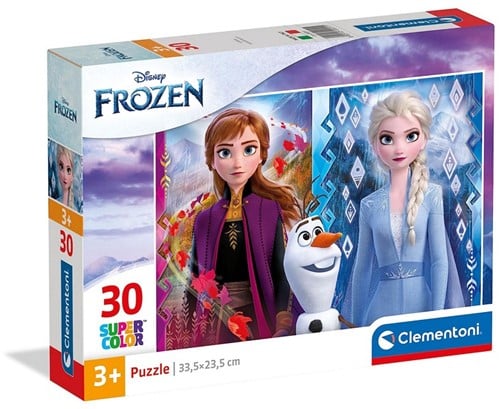 Clementoni Disney Frozen Supercolor Puzzel 30 delig 15x20cm