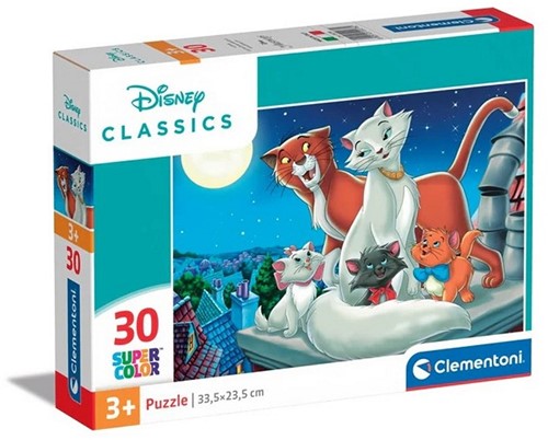 Clementoni Disney Classics Aristocats Supercolor Puzzel 30 delig 15x20cm