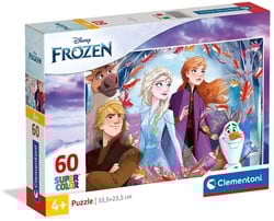 Clementoni Disney Frozen Supercolor Puzzel 60 delig 15x20cm