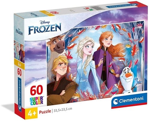 Clementoni Disney Frozen Supercolor Puzzel 60 delig 15x20cm