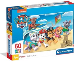 Clementoni Paw Patrol Supercolor Puzzel 60 delig 15x20cm