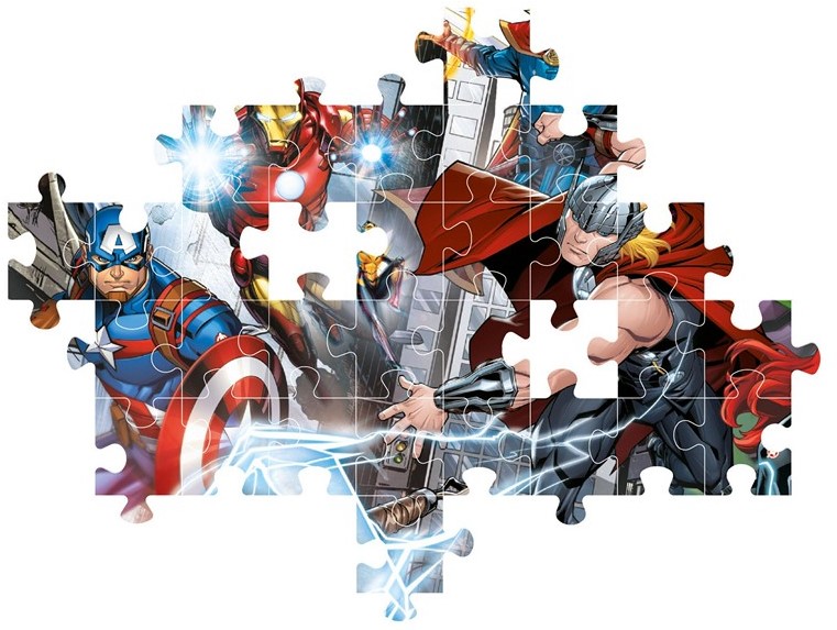 Clementoni Marvel Avenger Supercolor Puzzle 60 pcs 15x20cm