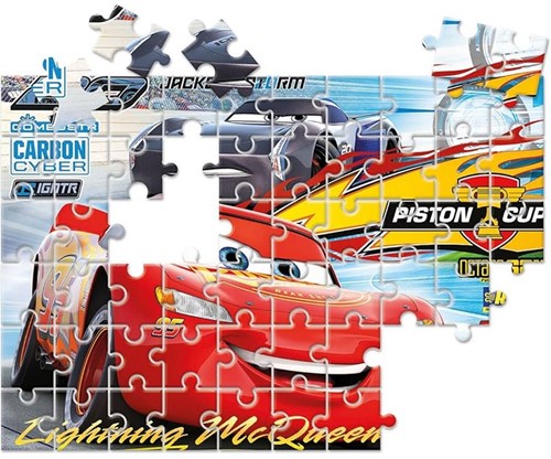 Clementoni Disney Cars Supercolor Puzzel 60 delig 15x20cm-2