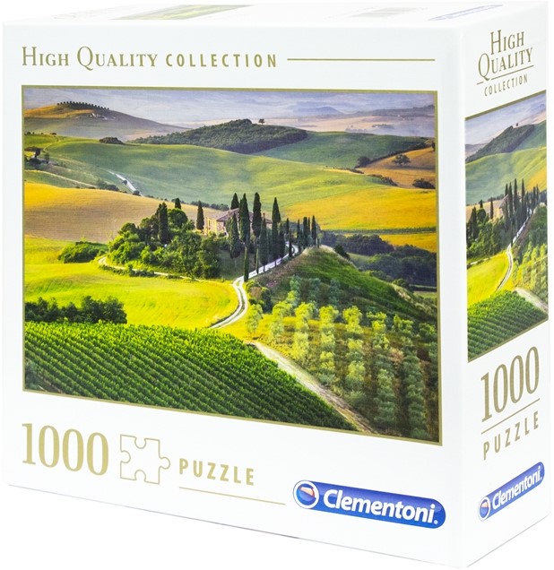 Clementoni High Quality Collection Puzzle 1000 pieces 69x50cm Tuscany 20x20cm