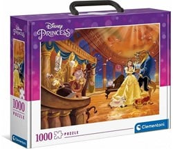 Clementoni Disney Princess Puzzel-Koffer 1000 delig Beauty and the Beast 25x32cm