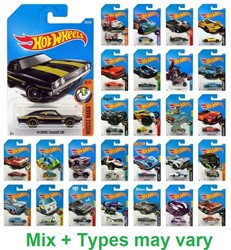 Hot Wheels Veicoli pressofusi 1:64 vasto assortimento (Models 2024)