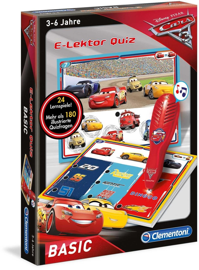Clementoni Disney Cars E Lektor Quiz Clementoni Disney Cars E Lektor Quiz