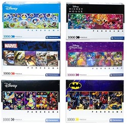 Clementoni Disney High Quality Collection Puzzle, 1000 pcs 6 assorted 25,5x34,5cm  
