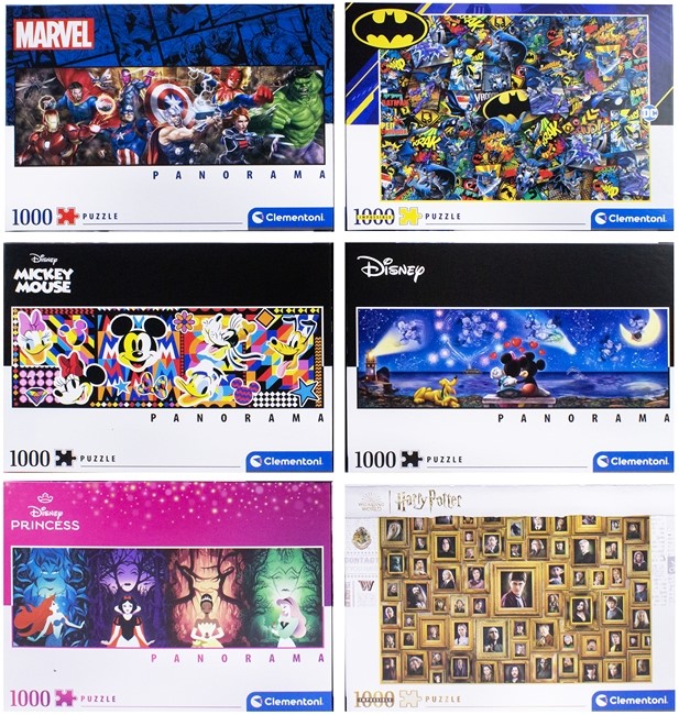 Clementoni High Quality Collection Puzzle, 1000 pcs 6 assorted 28x37cm