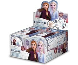 Disney Frozen II Coffret de tatouages 3 feuilles in Blindbag 9x16,5cm in display (24)