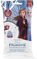 Disney Frozen II Tattoo Beauty Set Tattoos en Vingertatoeages, 3 vellen in Blindbag 9x16.5cm in display (24)-3