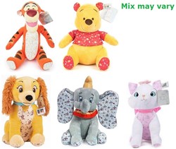 Disney Peluche assortitis 30cm (Sans son / Pile déchargée)