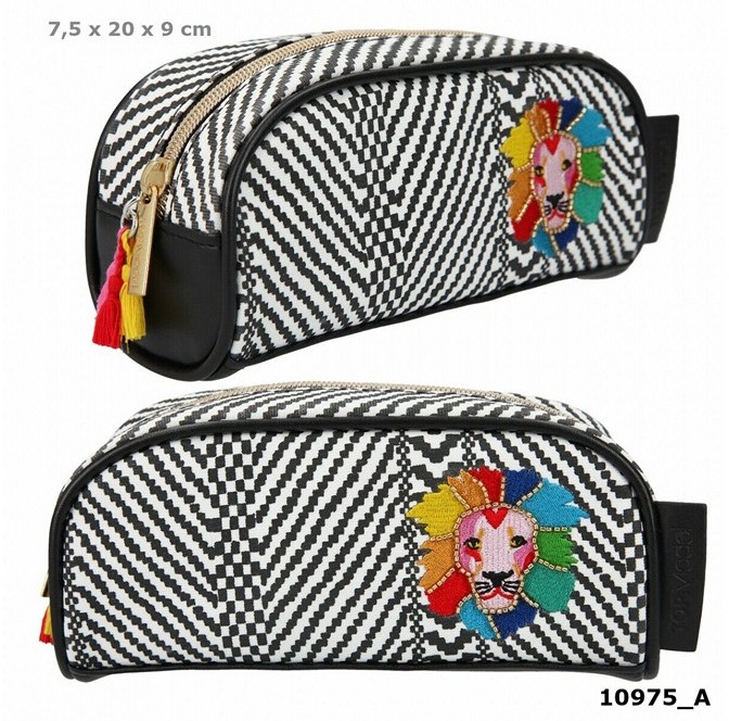 Depesche Top Model Neceser Black \u0026 White 7,5x20x9cm