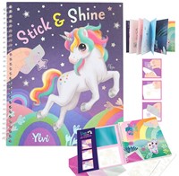 Depesche Ylvi Livre de Coloriage Stick & Shine Présentoir 16x19cm (18) Pré-Tarifé