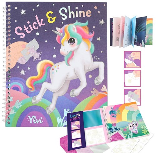 Depesche Ylvi Livre de Coloriage Stick & Shine Présentoir 16x19cm (18) Pré-Tarifé