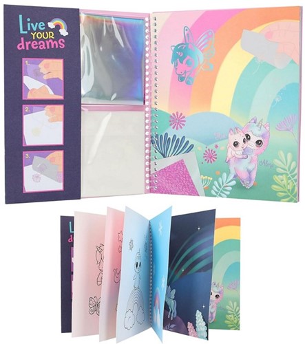 Depesche Ylvi Livre de Coloriage Stick & Shine Présentoir 16x19cm (18) Pré-Tarifé-3