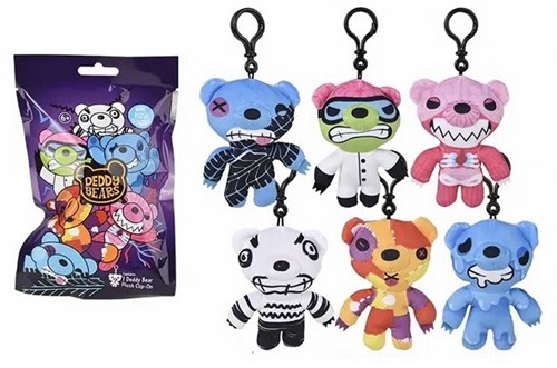Deddy Bears Pluche Bagclip in Blindbag 18x18,5cm in display (18(-2