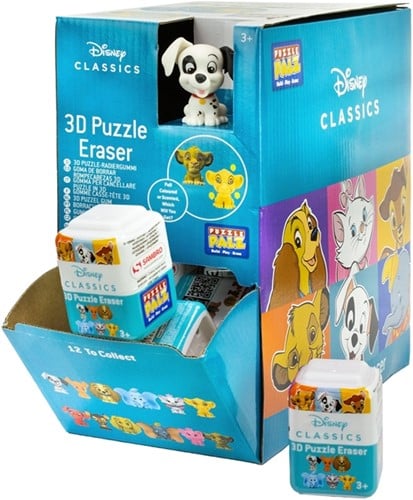 Disney Classics Scented Puzzle Palz 3D Gomme Casse-tete assortis in display 4,5x6cm