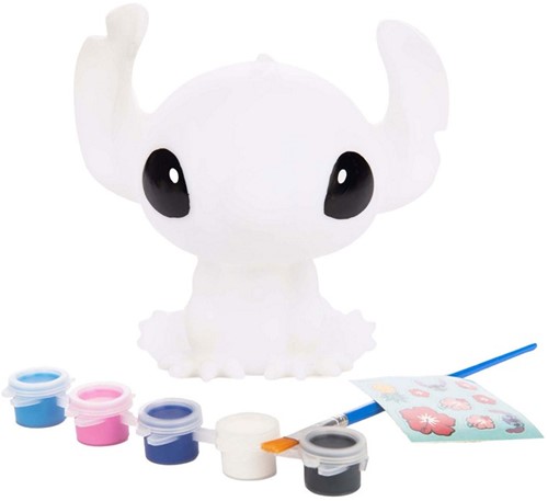 Disney Stitch Paint Your Own Light up Figure + Licht B/O 14x17cm-3