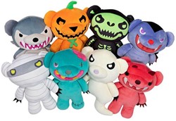Pluche Deddy Bears 30cm in body-bag 8 assorti