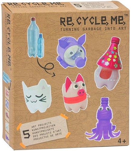 Re Cycle Me 5 Kunstprojecten Petfles Girls 22x25cm