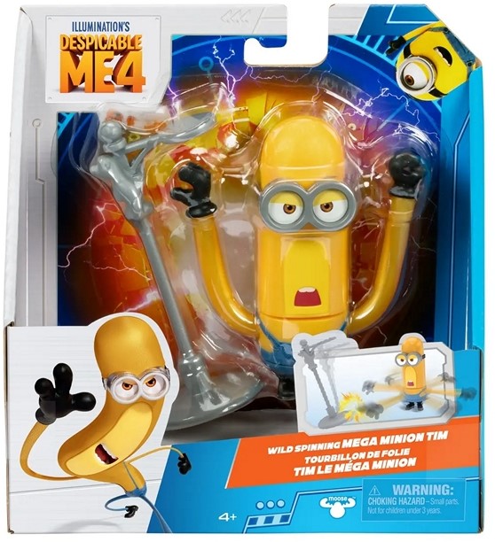 Despicable Me 4 Minions Wild Spinning Mega Minion Tim 18,5x20cm