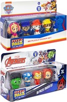 Paw Patrol / Marvel Puzzle Palz 3D Puzzel Gum 5-Pack 2 assorti 14,5x23,5cm-3