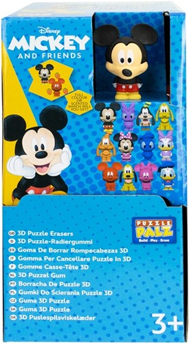 Disney Mickey and Friends Scented Puzzle Palz 3D Puzzel Gum assorti in display 4,5x6cm-2