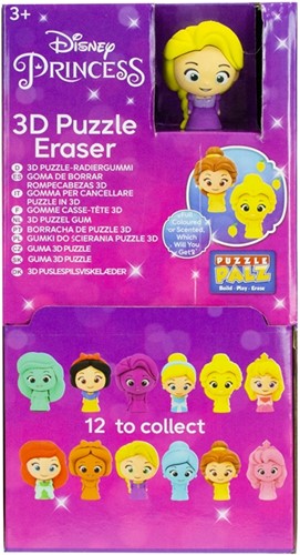 Disney Princess Scented Puzzle Palz 3D Gomme Casse-tete assortiti in display 4.5x6cm-2