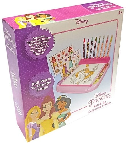 Disney Princess Roll & Go Colouring Station 19x20cm