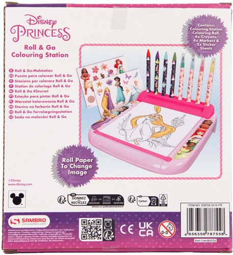 Disney Princess Roll & Go Colouring Station 19x20cm-3