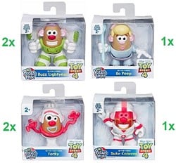 Disney Toy Story 4 Mr. Potato Head 4 assorted 10x10,5cm in display