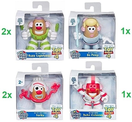Disney Toy Story 4 Mr. Potato Head 4 sortiert 10x10,5cm im display