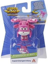 Super Wings Transform-a-Bots Supercharged Dizzy 12x15cm
