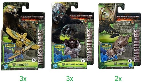 Transformers MV7 Beast Battle Master 3 assorti 11x17cm