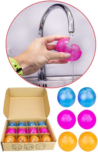 Nerf Super Soaker Hydro Water Ball 6 cm reutilizable en caja 18x26cm