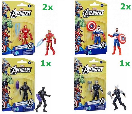 Marvel Avengers figuras de acción 4 surtidos 12,5x3x20cm