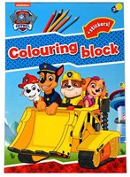Paw Patrol Libro para colorear "Colouring Block" + Stickers 2 surtidos 21x29,5cm-3