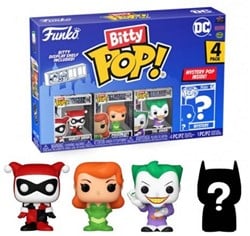 Bitty POP! DC Harley Quinn 4-Pack 9,5x14cm