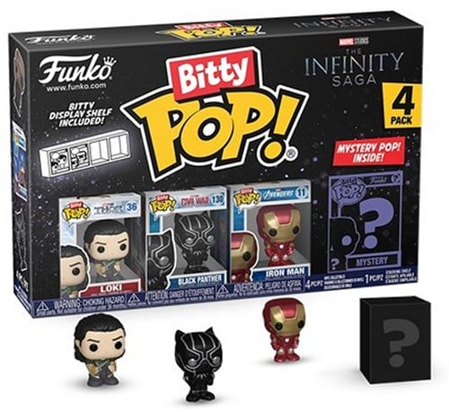 Bitty POP! Marvel Loki 4-Pack 9,5x14cm