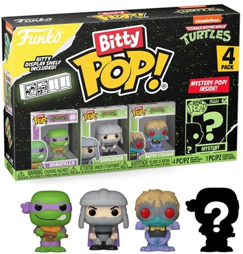 Bitty POP! Teenage Mutant Ninja Turtles Donatello 4-Pack 9,5x14cm