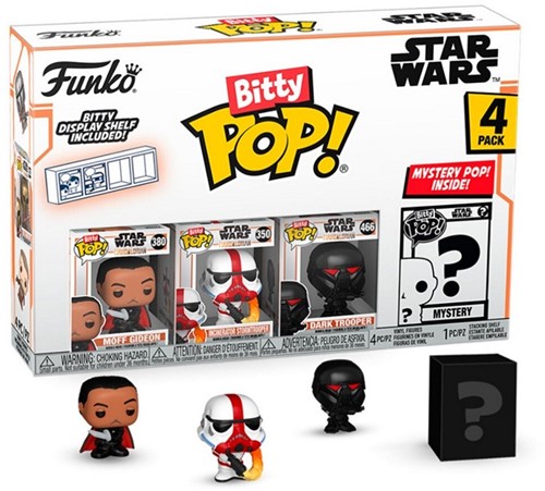 Bitty POP! Mandalorian Moff Gideon 4-Pack 9,5x14cm