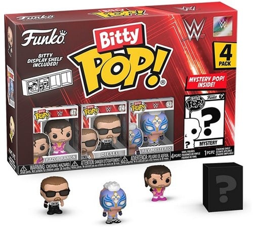Bitty POP! WWE Razor Ramon 4-Pack 9,5x14cm