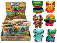 Fuggler Squeezables Soft Rising Stress Figuur 9cm in blindbag 13,5x18cm